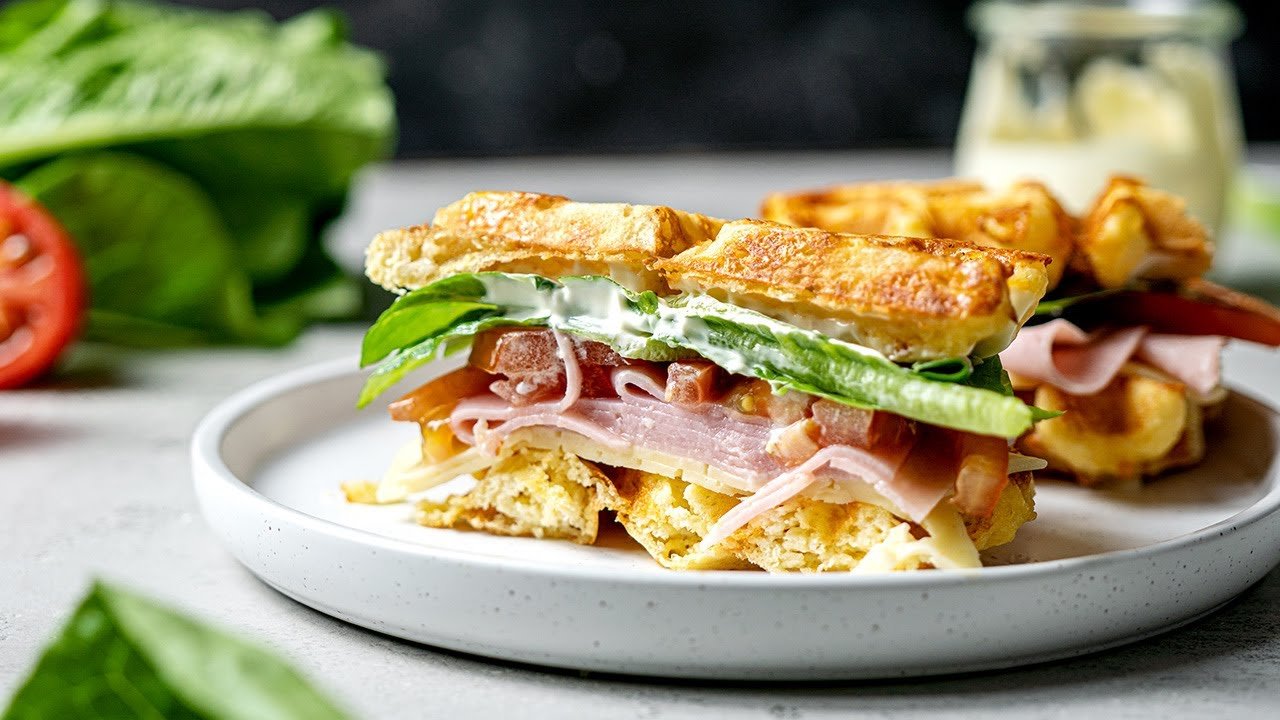 Keto Chaffle Sandwich - Keto recipes